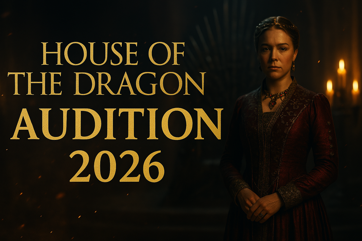 House of Dragon Auditions 2025