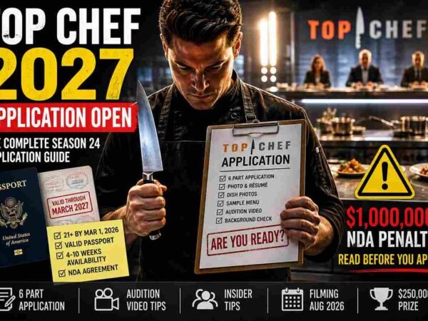 Top Chef Season 24 Auditions 2027: Full Application Guide (Step-by-Step)