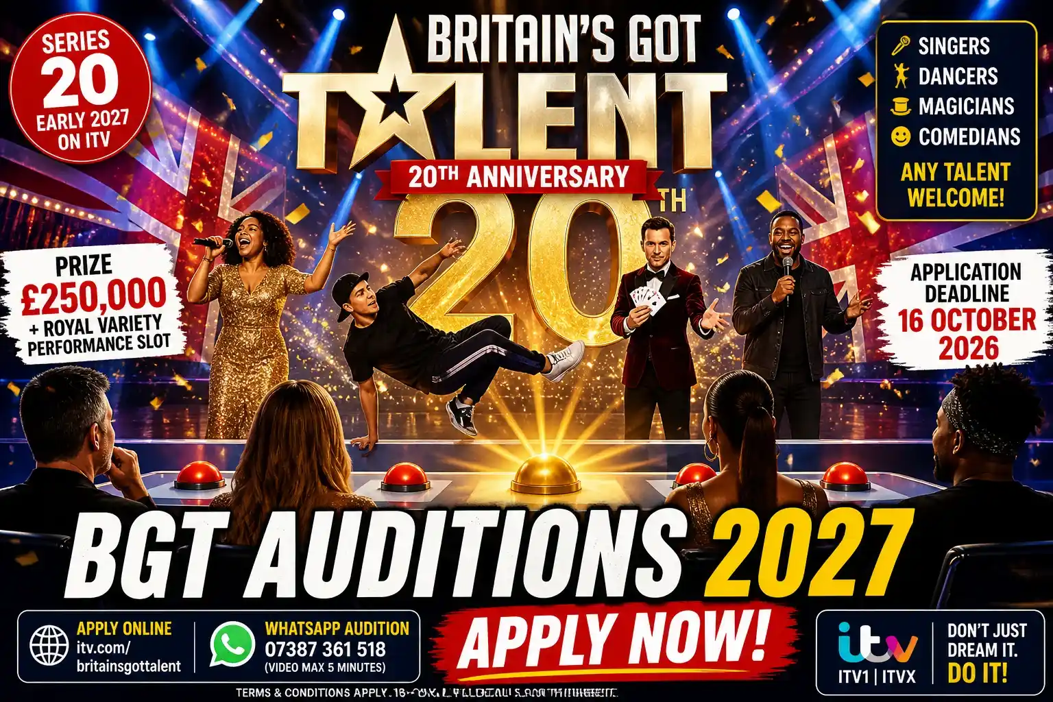 Britain's Got Talent Series 20 Auditions 2027