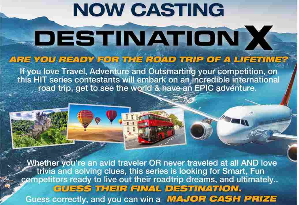 Destination X Season 2 NBC Auditions 2026