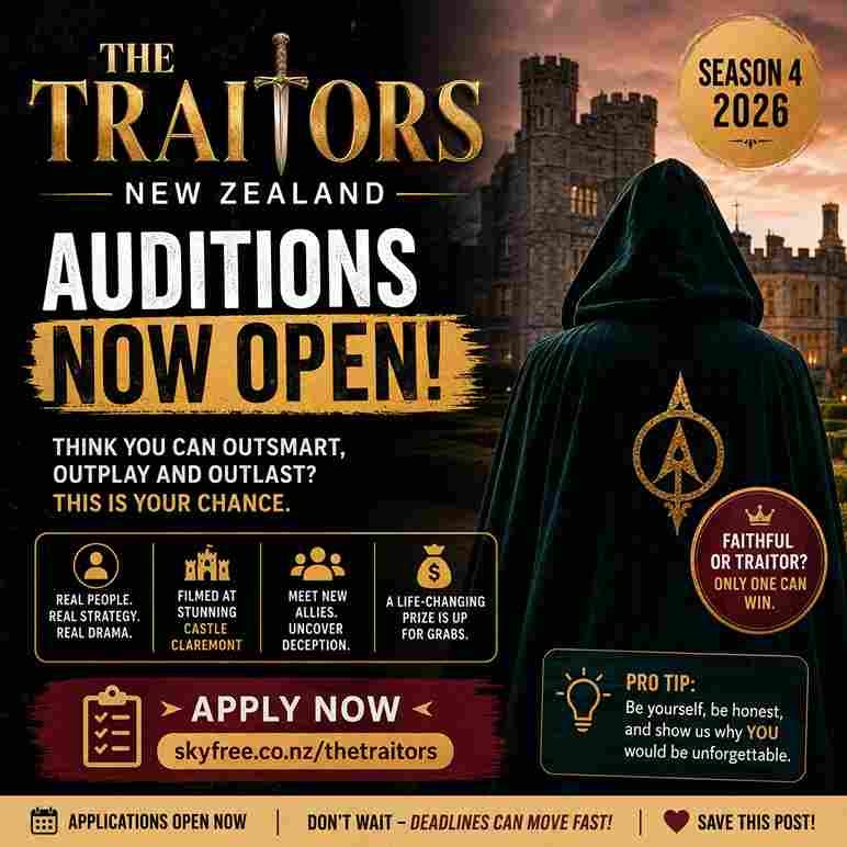 traitors nz audition